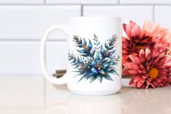 Detailed Lobelia with Metallic Insertions | Clipart Product Image 2