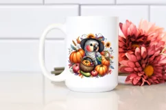 Quirky Baby Parrot Autumn Vegetables | Sublimation | Clipart Product Image 2