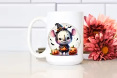 Cute Baby Rhino with Halloween Costume, Transparent PNG Product Image 2