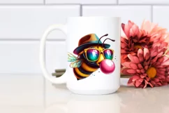 Colorful Baby Hummingbird Bee Portrait | Sublimation | Product Image 2