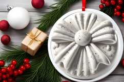 Round Christmass Ornament PNG Product Image 2