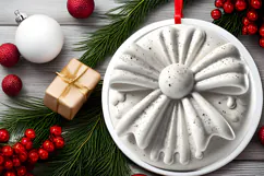 Round Christmass Ornament PNG Product Image 2