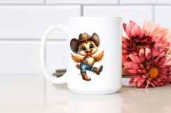 Farm Cowboy Chicken | Sublimation | Clipart Product Image 2