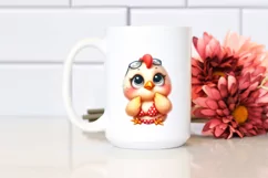 a Funny Baby Chicken Portrait Clipart Product Image 2