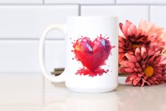 Broken Heart Love Clipart |T-shirt, Mug, Tumbler Product Image 2