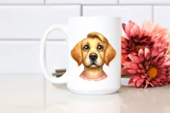 Golden Retriever Funny Haircut Clipart Product Image 2