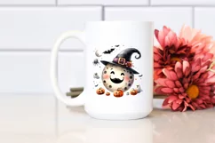 Funny Watercolor Wimsical Halloween Clipart Product Image 2