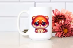 Colorful Funny Pomeranian Clipart Product Image 2