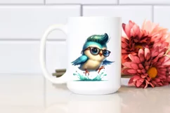 Cute Baby Bird with Stylish Sunglasses, High-Res PNG Product Image 2