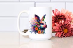 Colorful 3D Abstract Bunny Artwork Product Image 2