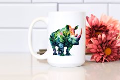 Vibrant Rhino PNG Product Image 2