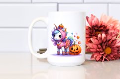 Cute Baby Unicorn Halloween Costume | Vibrant Clipart Product Image 2