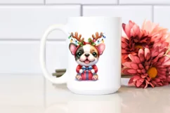 Winter French Bulldog PNG Product Image 2
