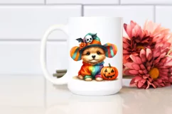Cute Baby Dog, Dressed for Halloween | Clipart Product Image 2