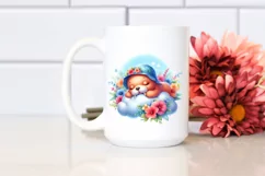Cute Baby Walrus on the Cloud | Clipart Product Image 2