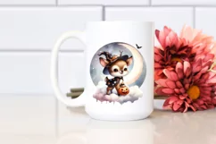 Digital Painting Halloween Deer PNG Product Image 2