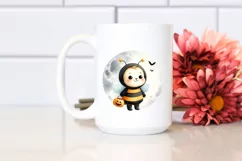 Cute Baby Bee with Halloween Costume, Transparent PNG Product Image 2