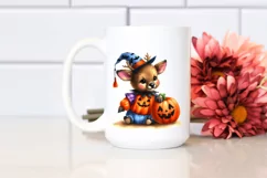 cute Baby Elk Halloween Pumpkin | Sublimation | Clipart Product Image 2
