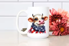 Enthusiastic Watercolor Eyes | Large Cow | Clipart Product Image 2