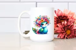 Vibrant Peacock Clipart, Transparent PNG Product Image 2