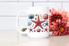 Watercolor Sea Star | Sublimation | Clipart Product Image 2