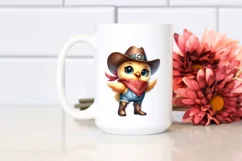 Expressive Baby Macaw Cowboy Boots Clipart Product Image 2