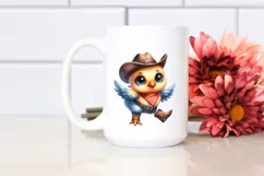 Expressive Baby Macaw Cowboy Boots Clipart Product Image 2