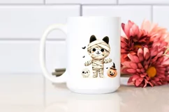 Washed Retro Haloween Mummy's PNG Product Image 2