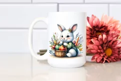 Baby Bunny with Autumn Vegetables | Sublimation | Clipart Product Image 2