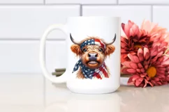 Patriotic Cow | Goofy Cow | Clipart Product Image 2
