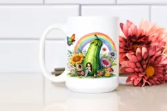 Colorful Fairy House Vegetable Rainbow | Clipart Product Image 2