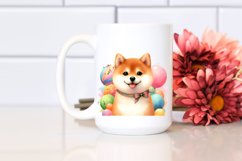 Colorful Shiba Inu | Watercolor Style | Clipart Product Image 2