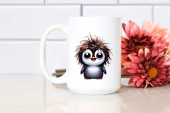 Cute Cartoon Penguin Smiling | Sublimation | Clipart Product Image 2