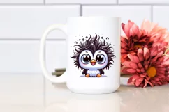 Cute Cartoon Penguin Smiling | Sublimation | Clipart Product Image 2