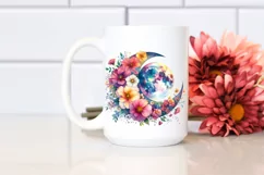 Vibrant Flowers and Stars PNG Product Image 2