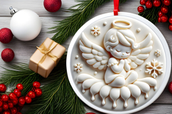 Round Christmass Ornament PNG Product Image 2