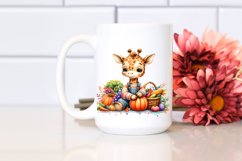 Colorful Baby Giraffe Basket | Sublimation | Clipart Product Image 2