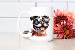 Watercolor Dog Caricature Clipart Product Image 2