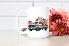 Colorful Pickup Truck Clipart Product Image 2