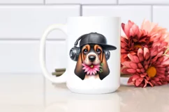 Baby Bloodhound Hip Hop Singer | Clipart Product Image 2