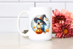 Digital Painting Halloween Macaw PNG Product Image 2