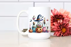 Watercolor Style Funny Halloween Clipart Product Image 2