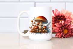 Mystical Celestial Mushroom Watercolor Product Image 2