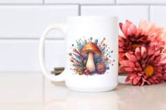 Mystical Celestial Mushroom Watercolor Product Image 2