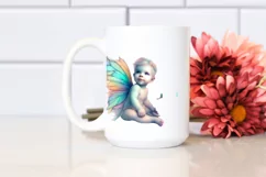 Colorful Baby Fairy Cake PNG Product Image 2
