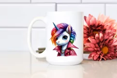 Expressive Unicorn with Dress PNG Product Image 2