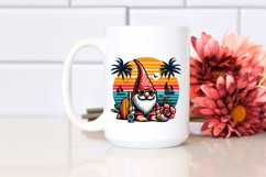 Vibrant Retro Gnome Sunset | Sublimation | Clipart Product Image 2