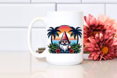 Vibrant Retro Gnome Sunset | Sublimation | Clipart Product Image 2
