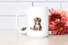 Cute Baby Tiger Barn | Sublimation | Clipart Product Image 2