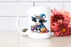 Watercolor Baby Cow Dressed for Halloween | Product Image 2
